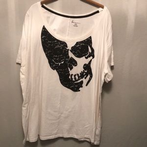 Lane Bryant skull shirt